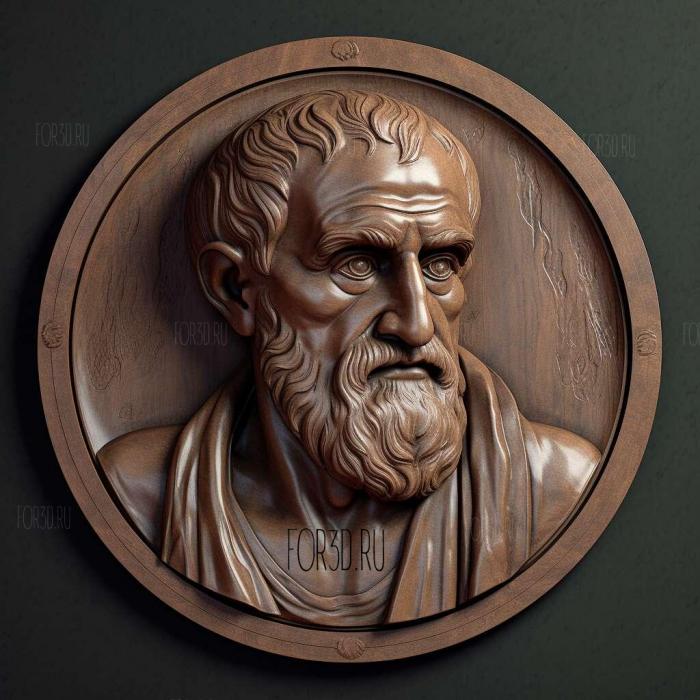 Hippocrates 4 stl model for CNC